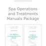 Spa Operations and Treatments Manuals Package