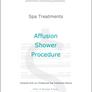 Affusion Shower Procedure
