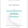 Herbal Compress Massage Procedure
