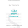 Herbal Steam Procedure