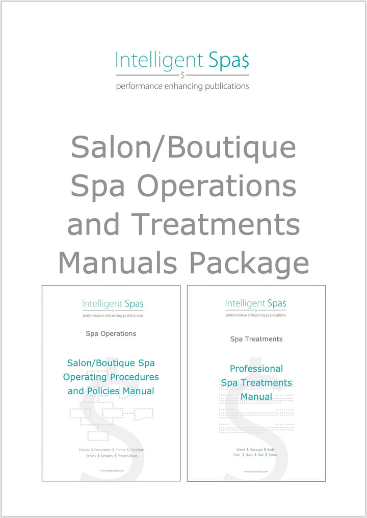 Salon and Boutique Spa Operations and Treatments Manuals Package