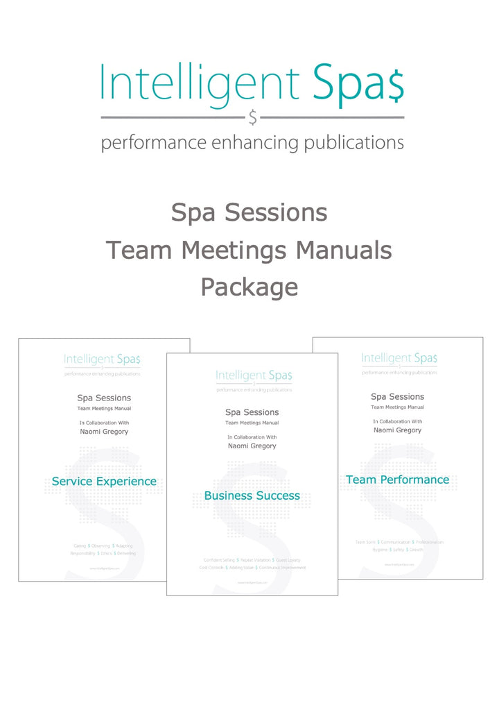 Spa Sessions Team Meetings Manuals Package