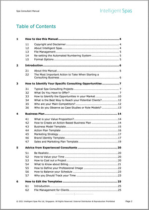 Package: Spa Consultant Manual Plus Mentoring - 5 Hours