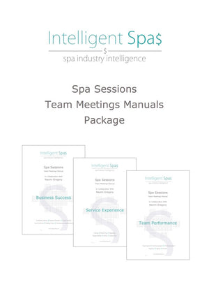 Spa Sessions Team Meetings Manuals Package
